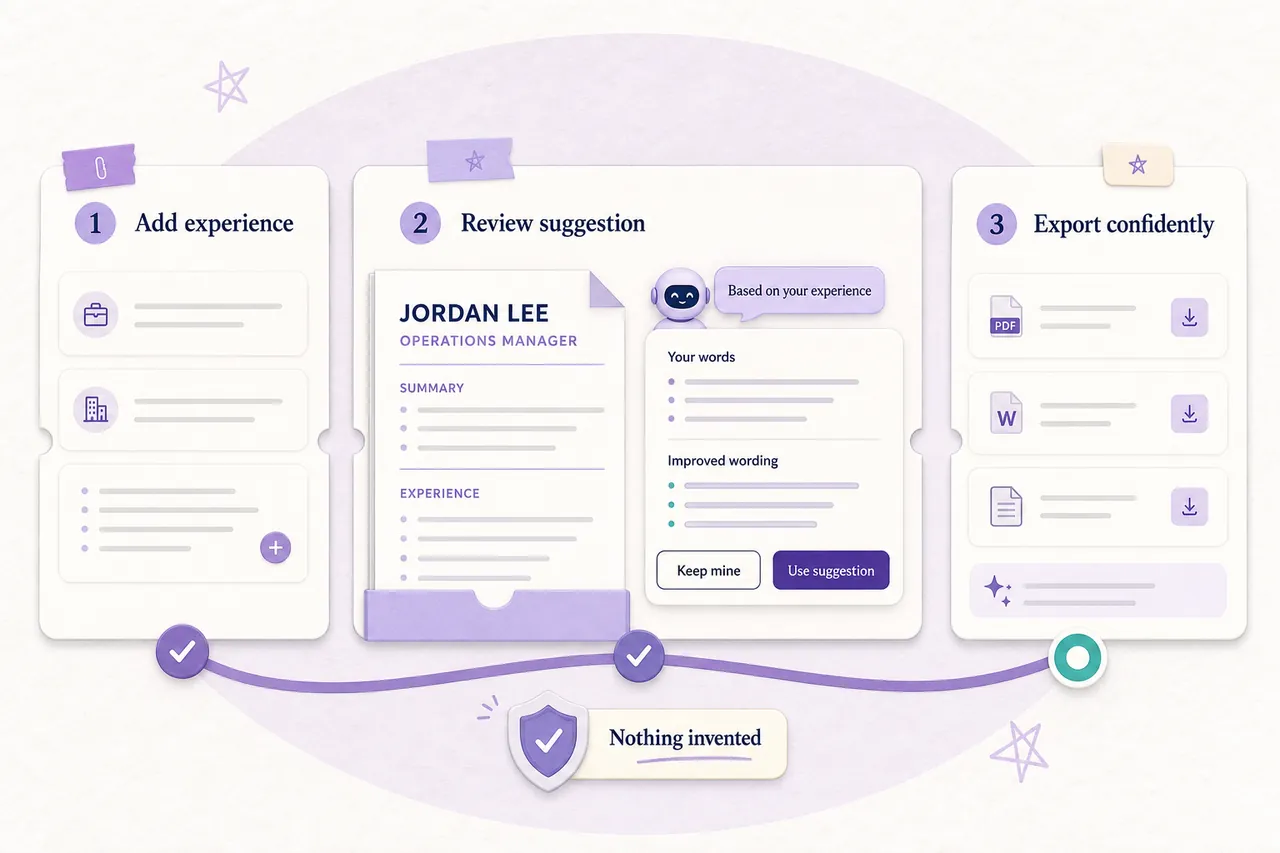Resume analyzed by Resumeva with evidence-backed recommendations