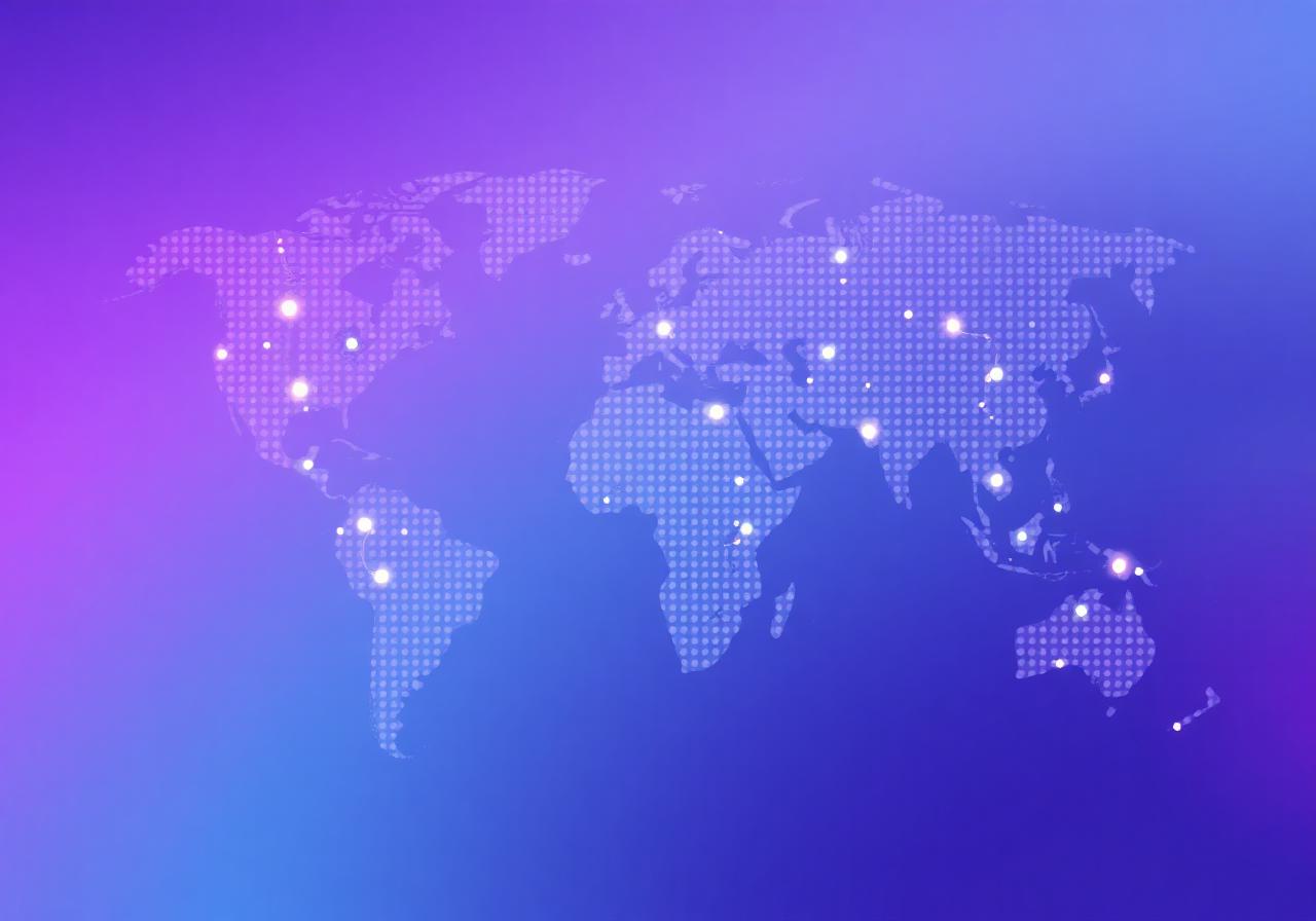 Glowing world map showing Resumeva users across the globe
