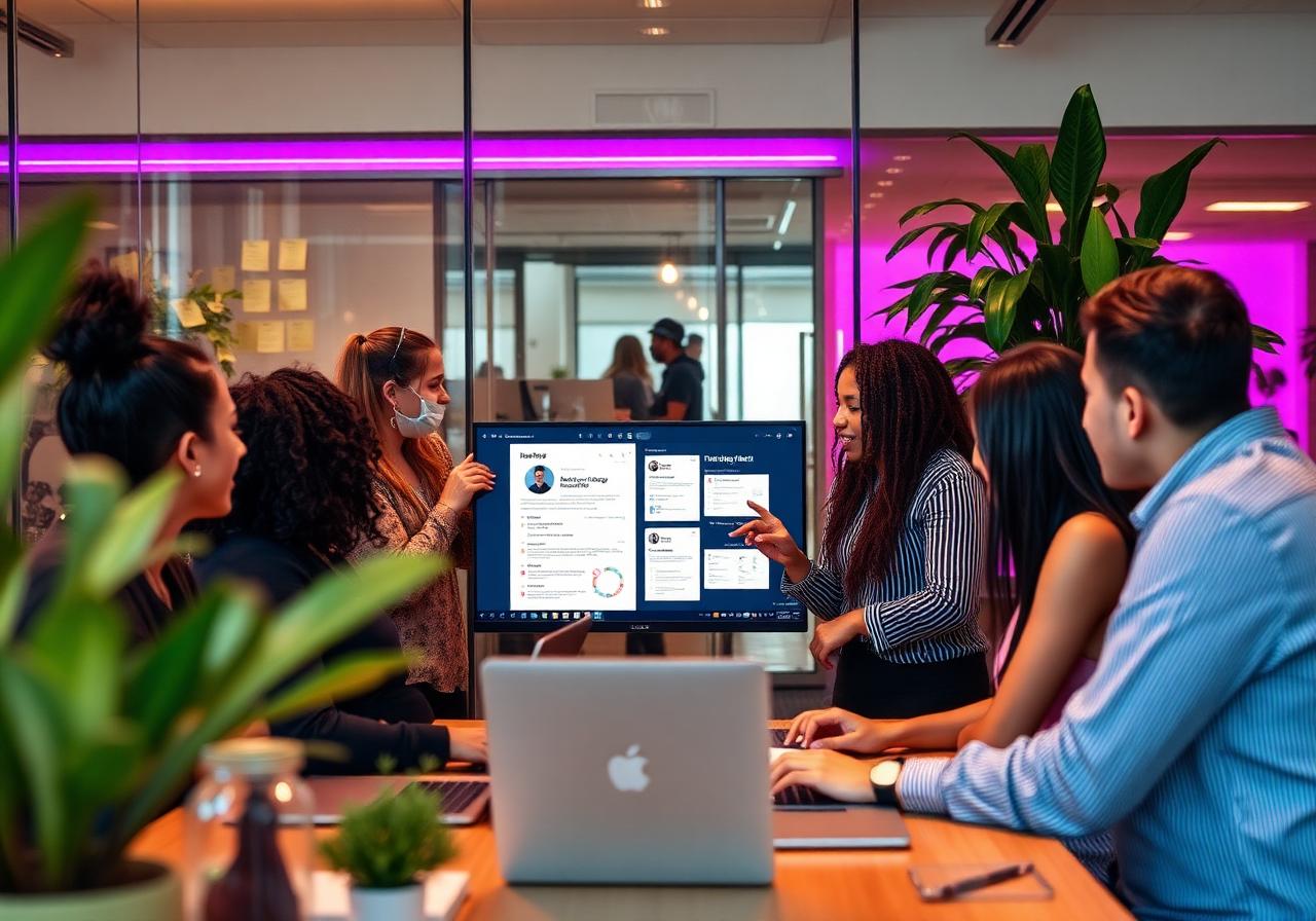 Resumeva team collaborating on resume designs