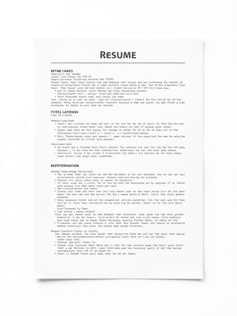 Before resume