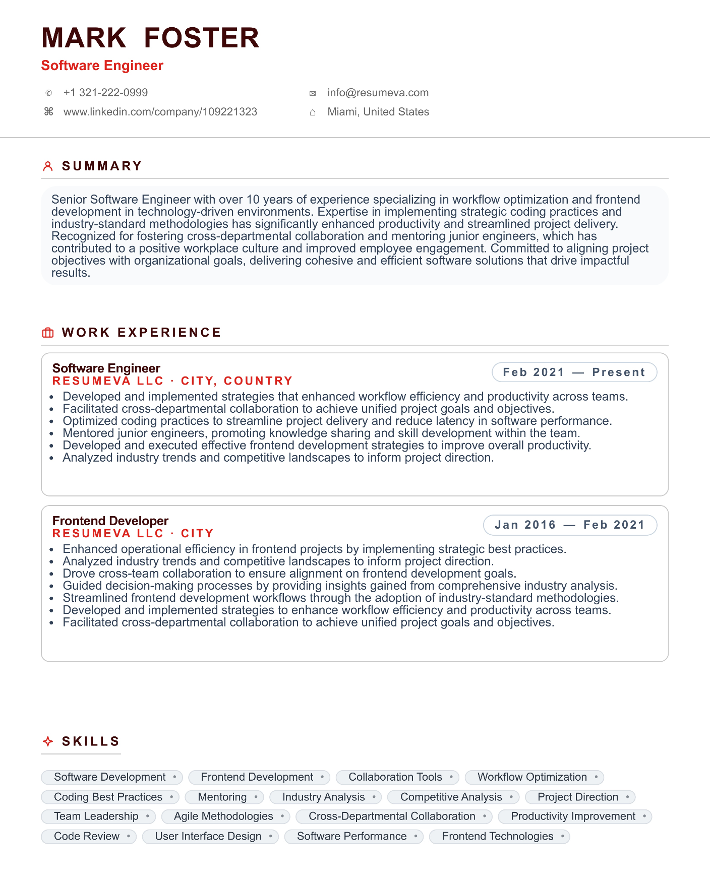 9. Graphic Pro resume template preview