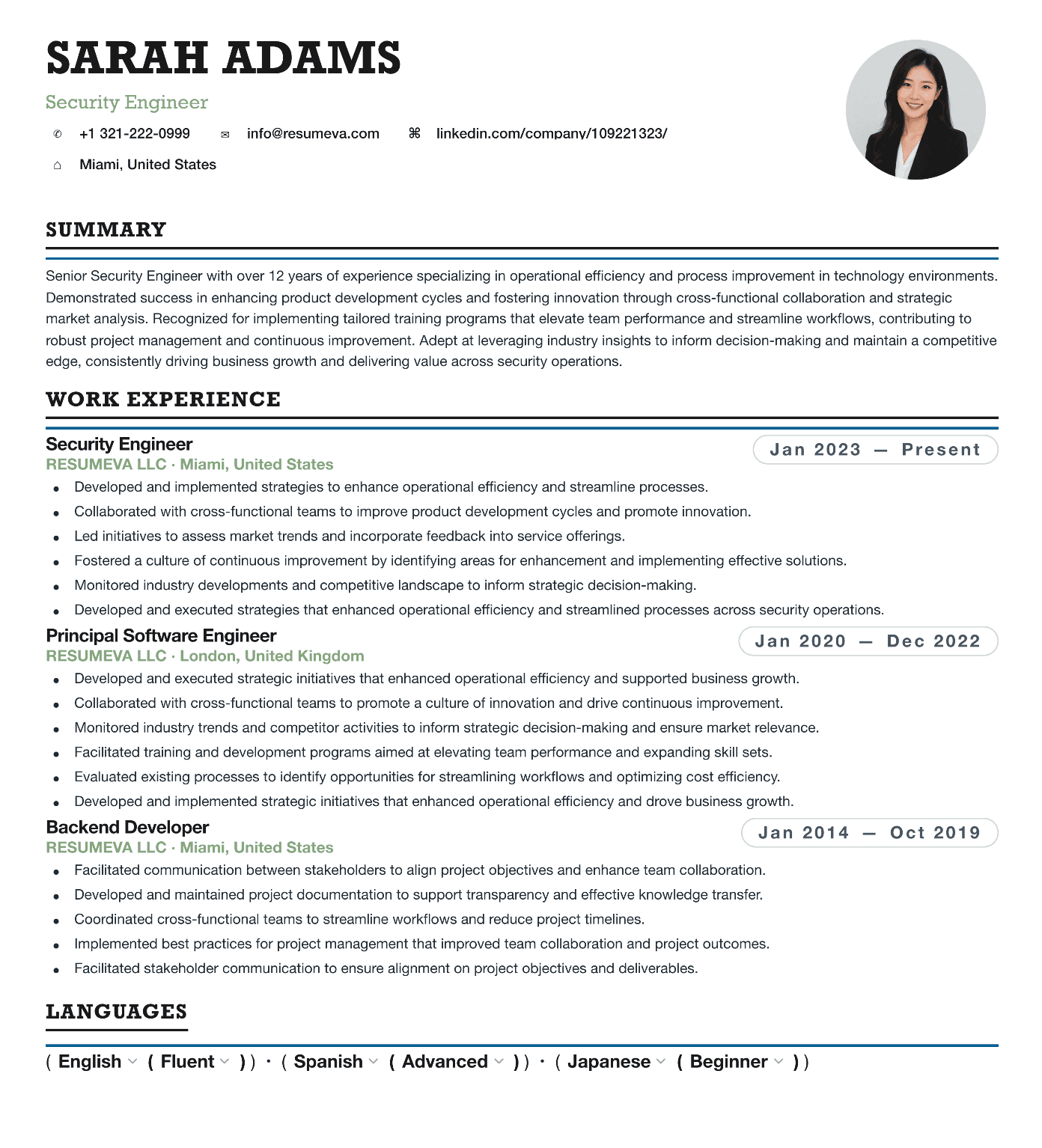 79. Paralegal resume template preview