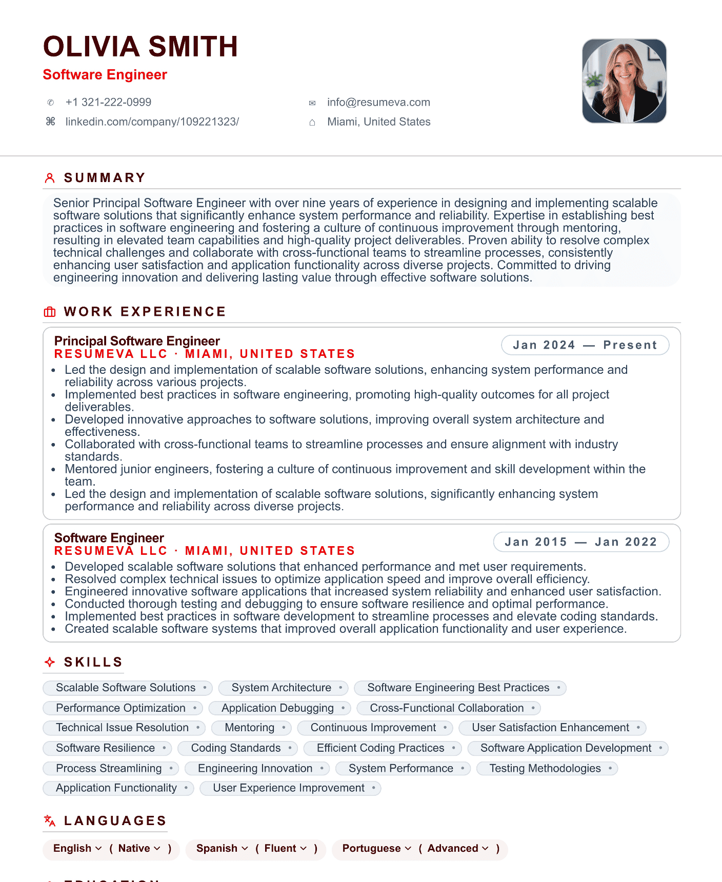 32. Pharmacist resume template preview